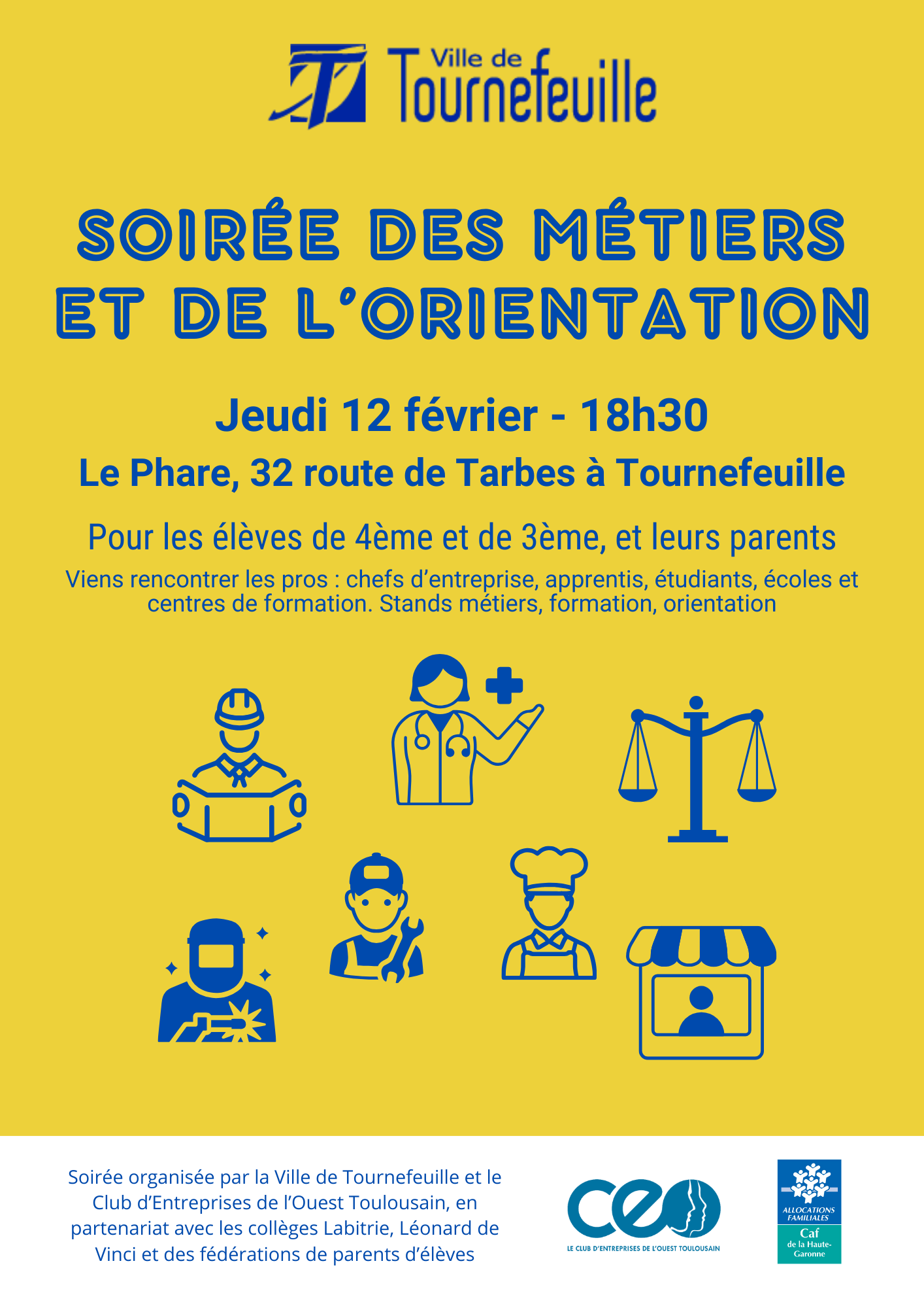 Soirées Métiers & Orientation Tournefeuille