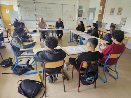 Engager, inspirer, transmettre : nos chefs d’entreprise à la rencontre des collégiens
