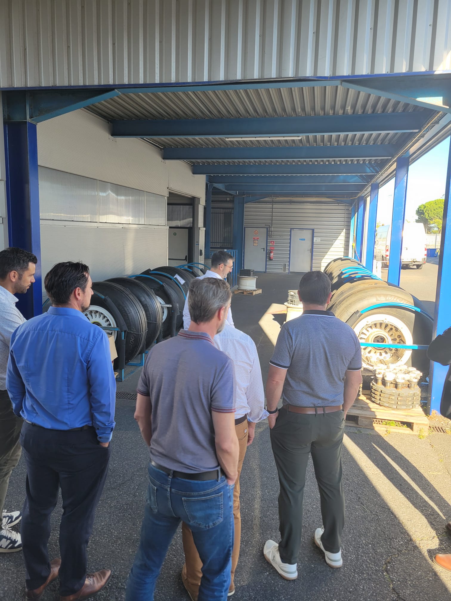 Visite des ateliers de Mazères Aéro, membre du CEO